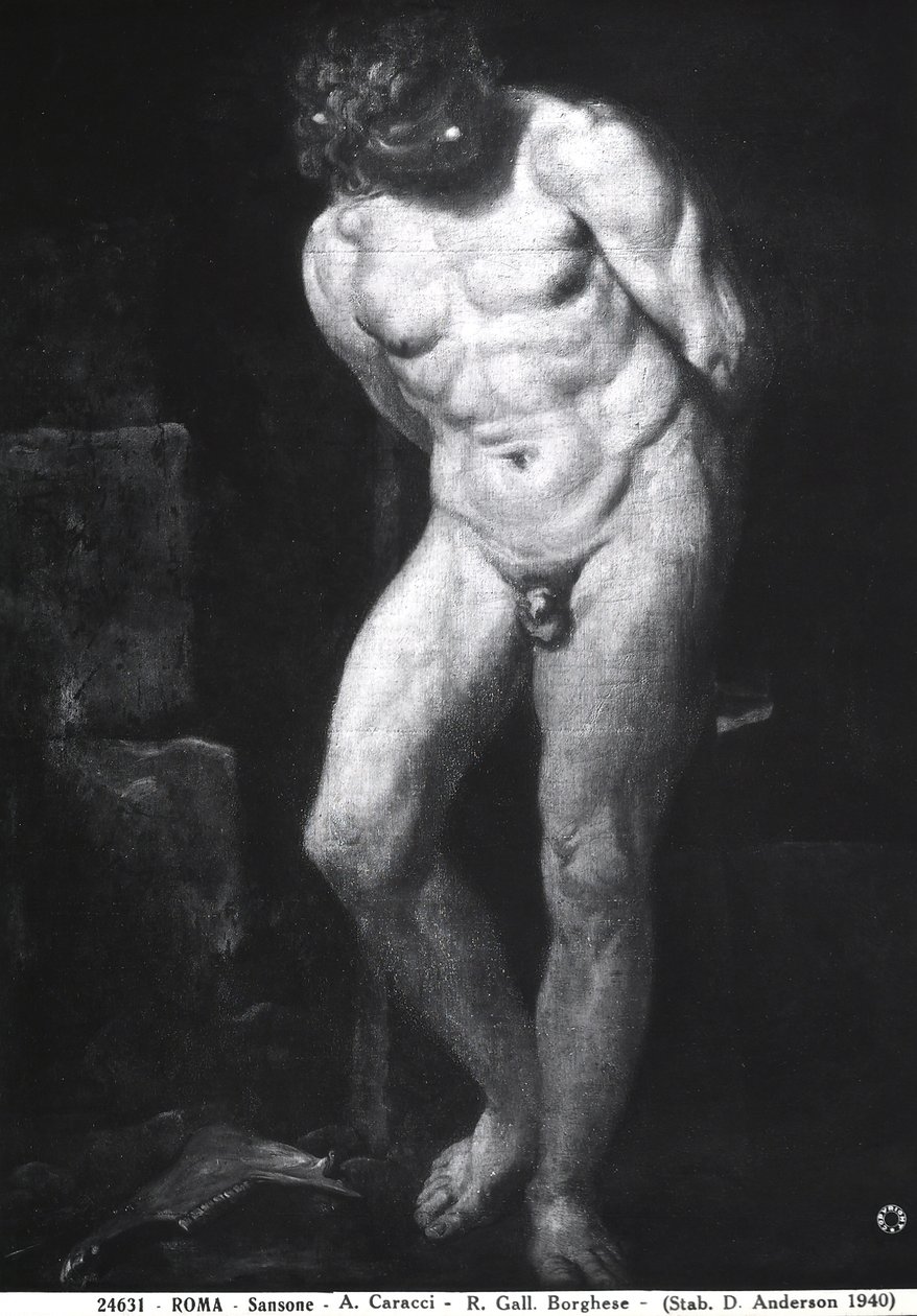 Sansão, c.1580-1609 de Annibale Carracci