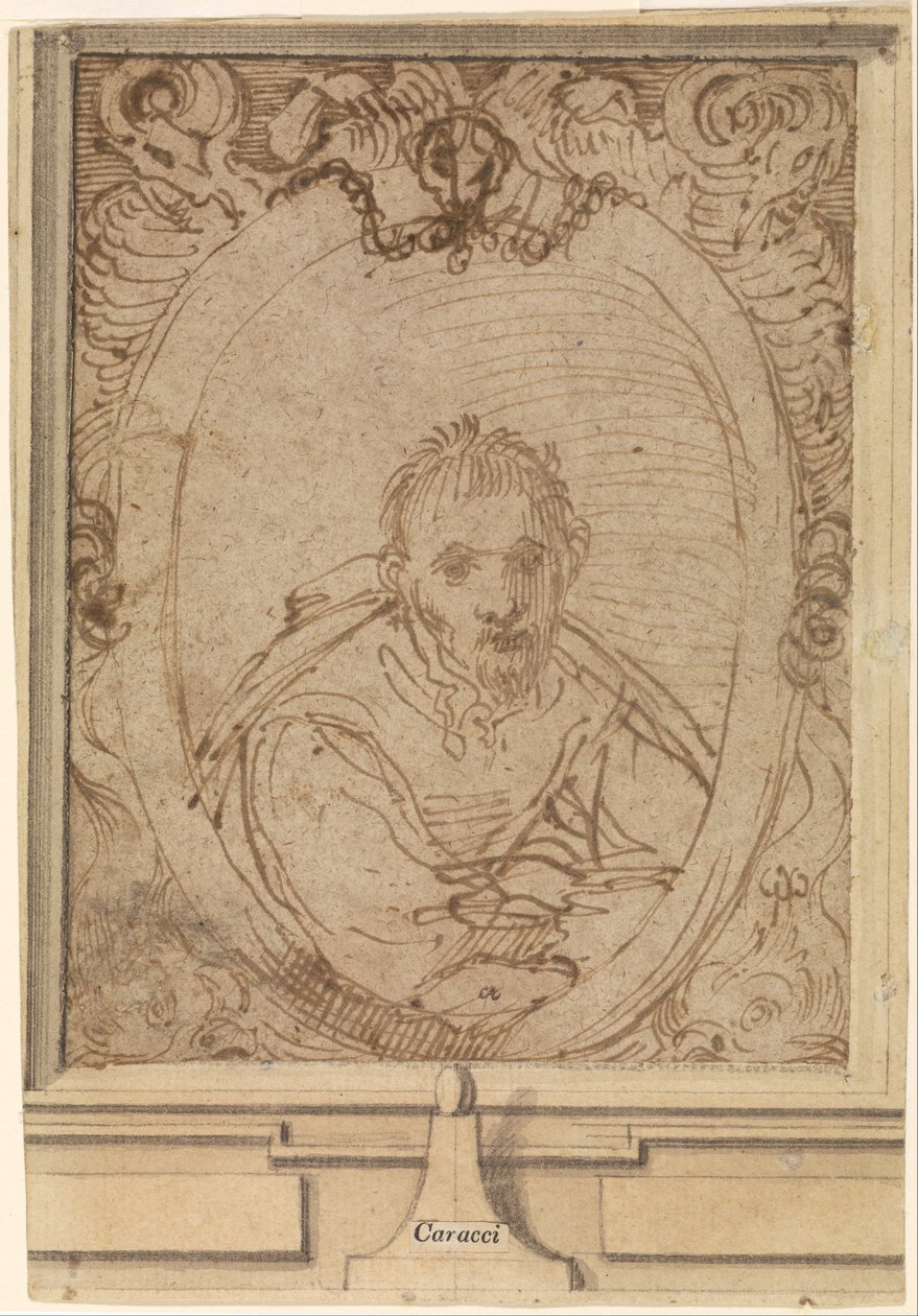 Auto-retrato de Annibale Carracci