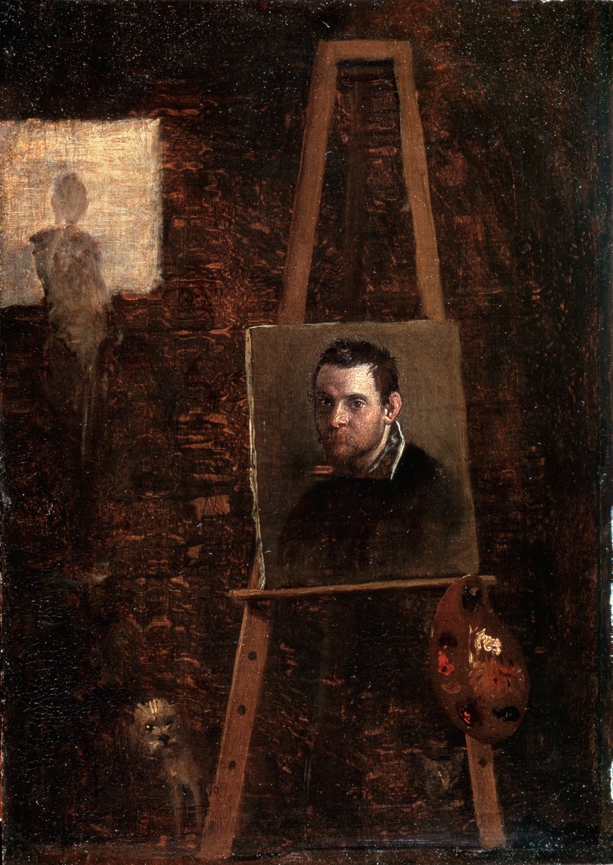 Auto-retrato, c1604 de Annibale Carracci