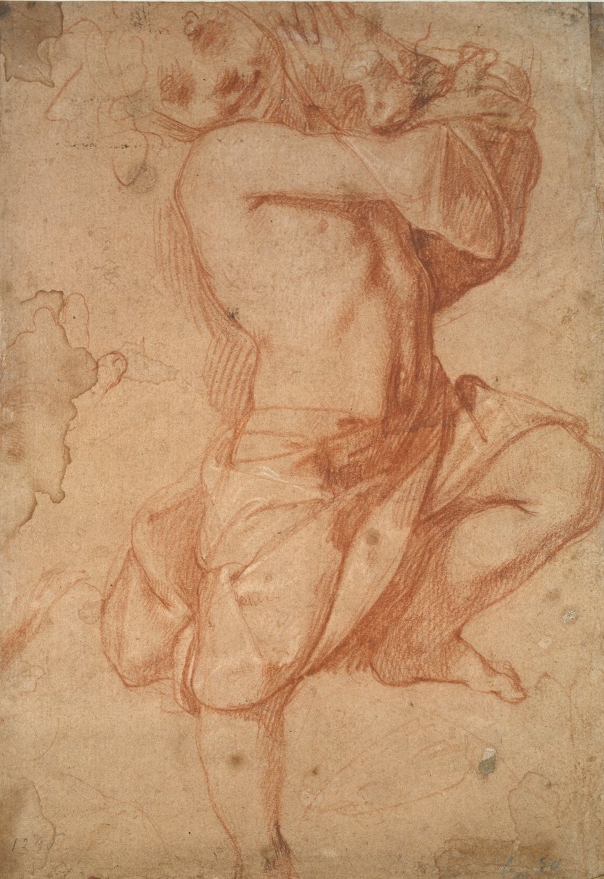 Menino semi-nu, final do século 16 de Annibale Carracci