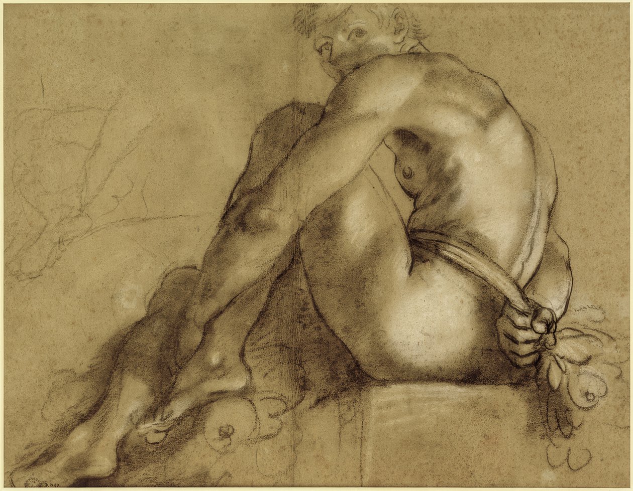 Ato sentado de Annibale Carracci