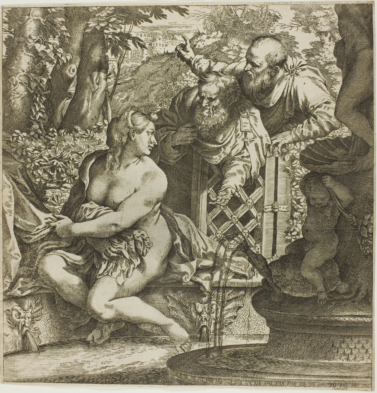 Susana e os Anciãos de Annibale Carracci