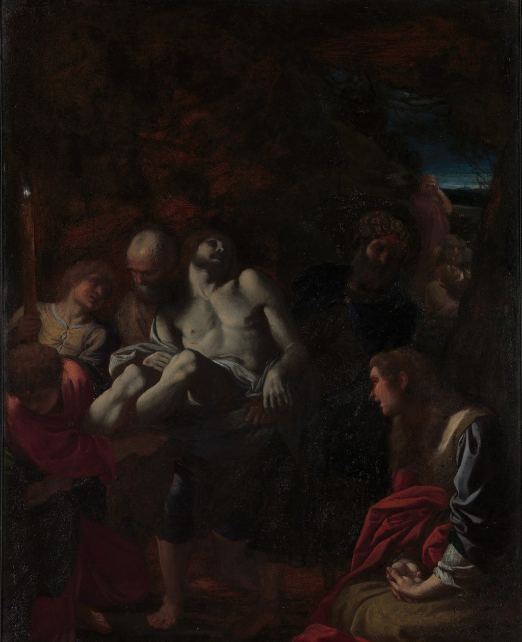 O Enterro de Cristo, 1595. de Annibale Carracci