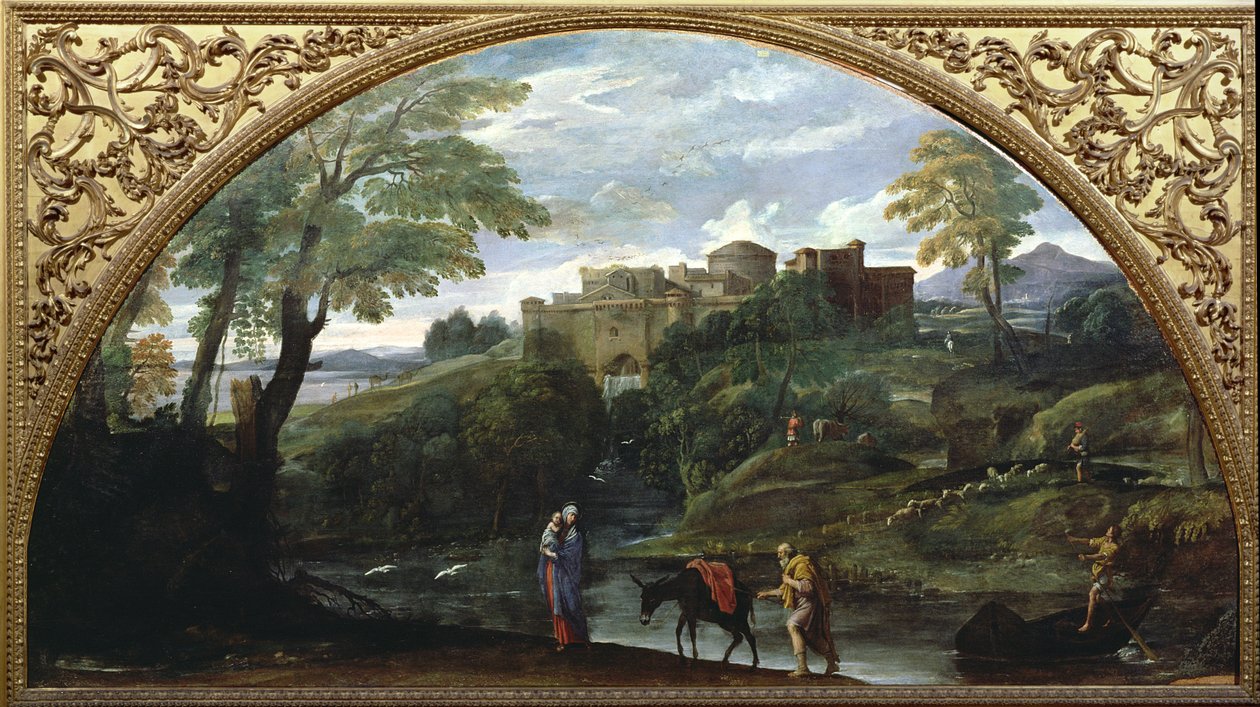 A fuga para o Egito de Annibale Carracci