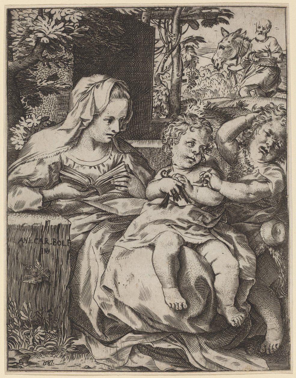A Madona da Andorinha de Annibale Carracci