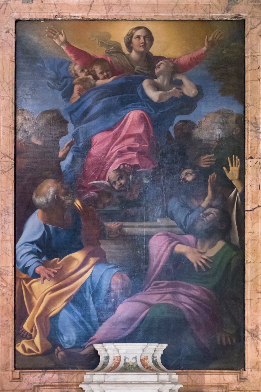 A assunção da Virgem de Annibale Carracci