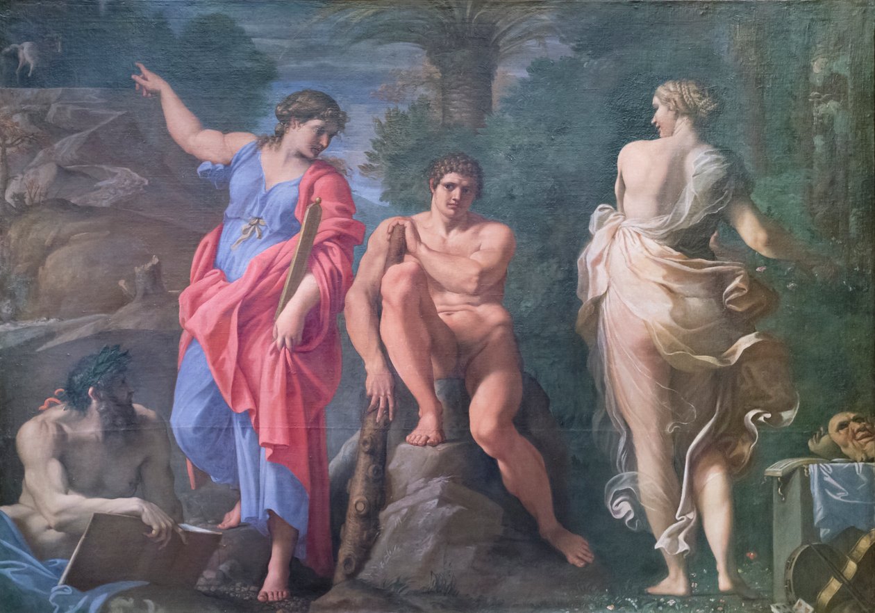 A escolha de Hércules de Annibale Carracci