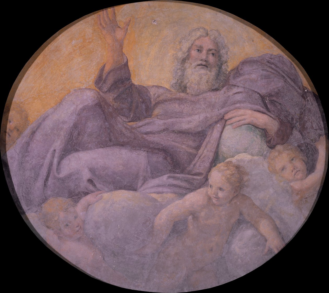 O Pai eterno, 1604-1607 de Annibale Carracci