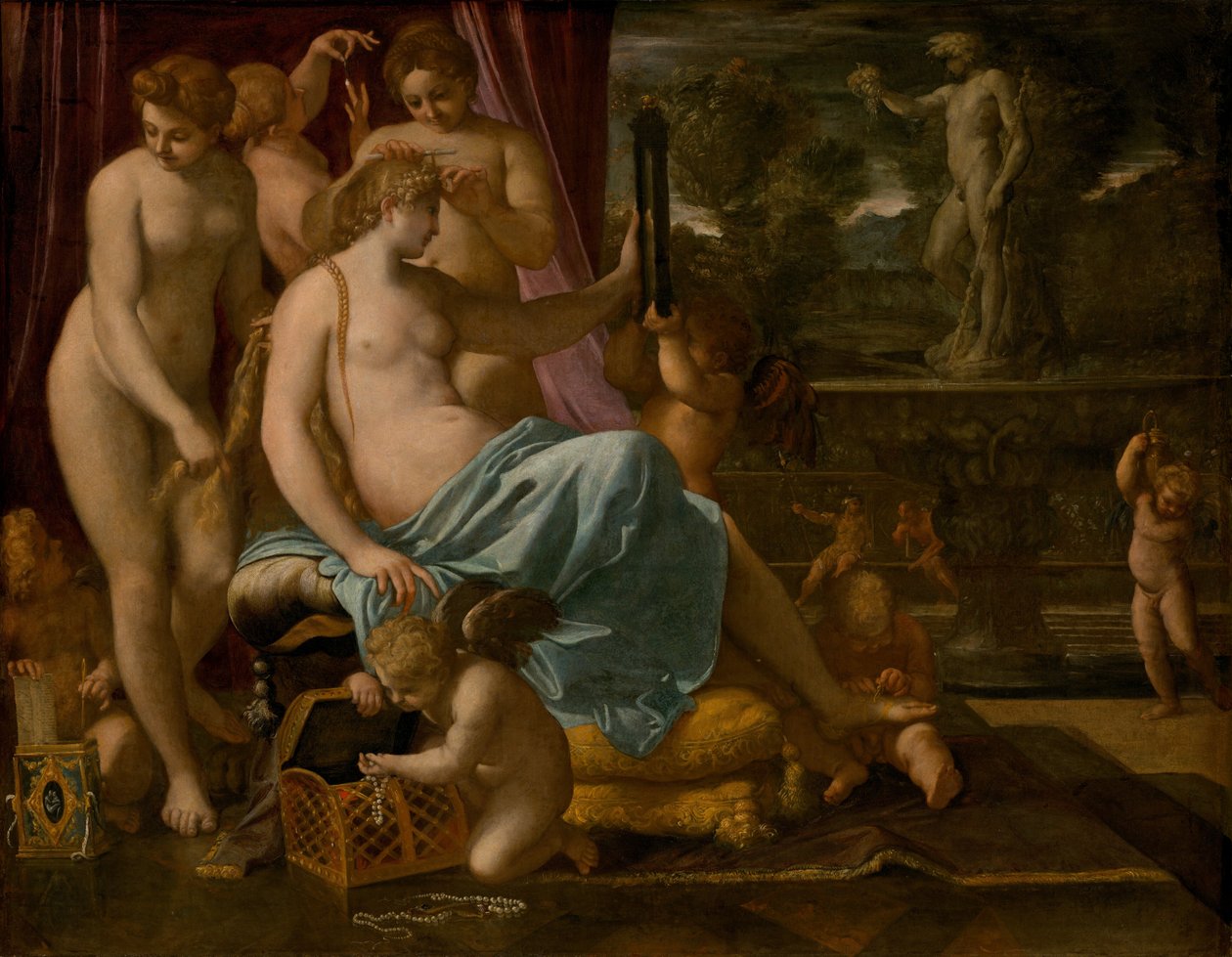 Vênus adornada pelas Graças de Annibale Carracci