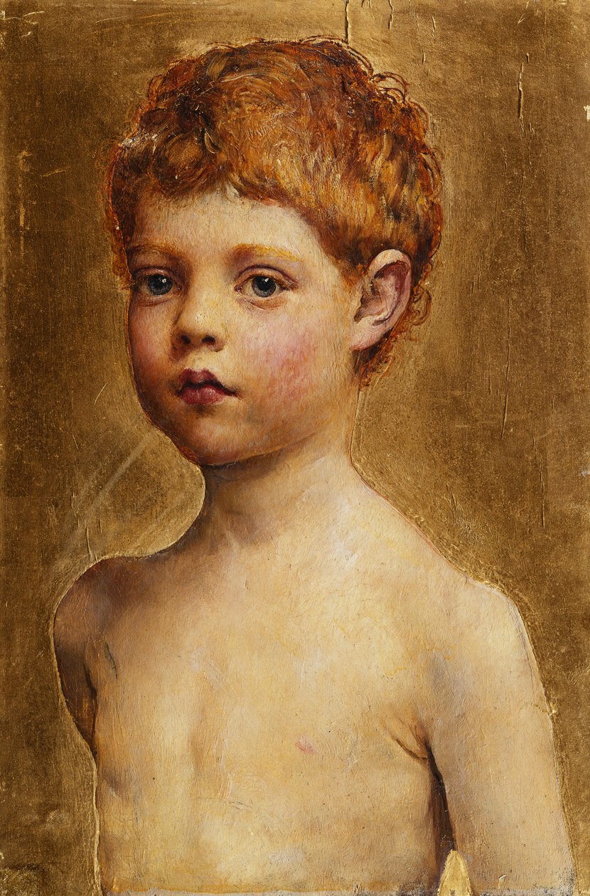 Retrato de um Menino de Annie Louisa Swynnerton