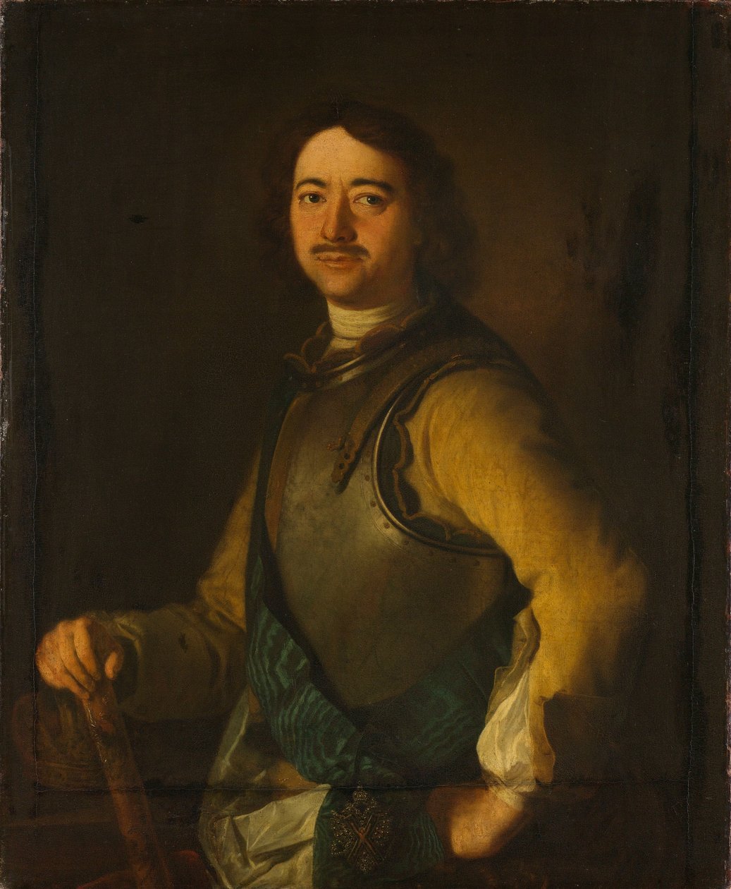 Retrato do czar Pedro, o Grande de Anonymous