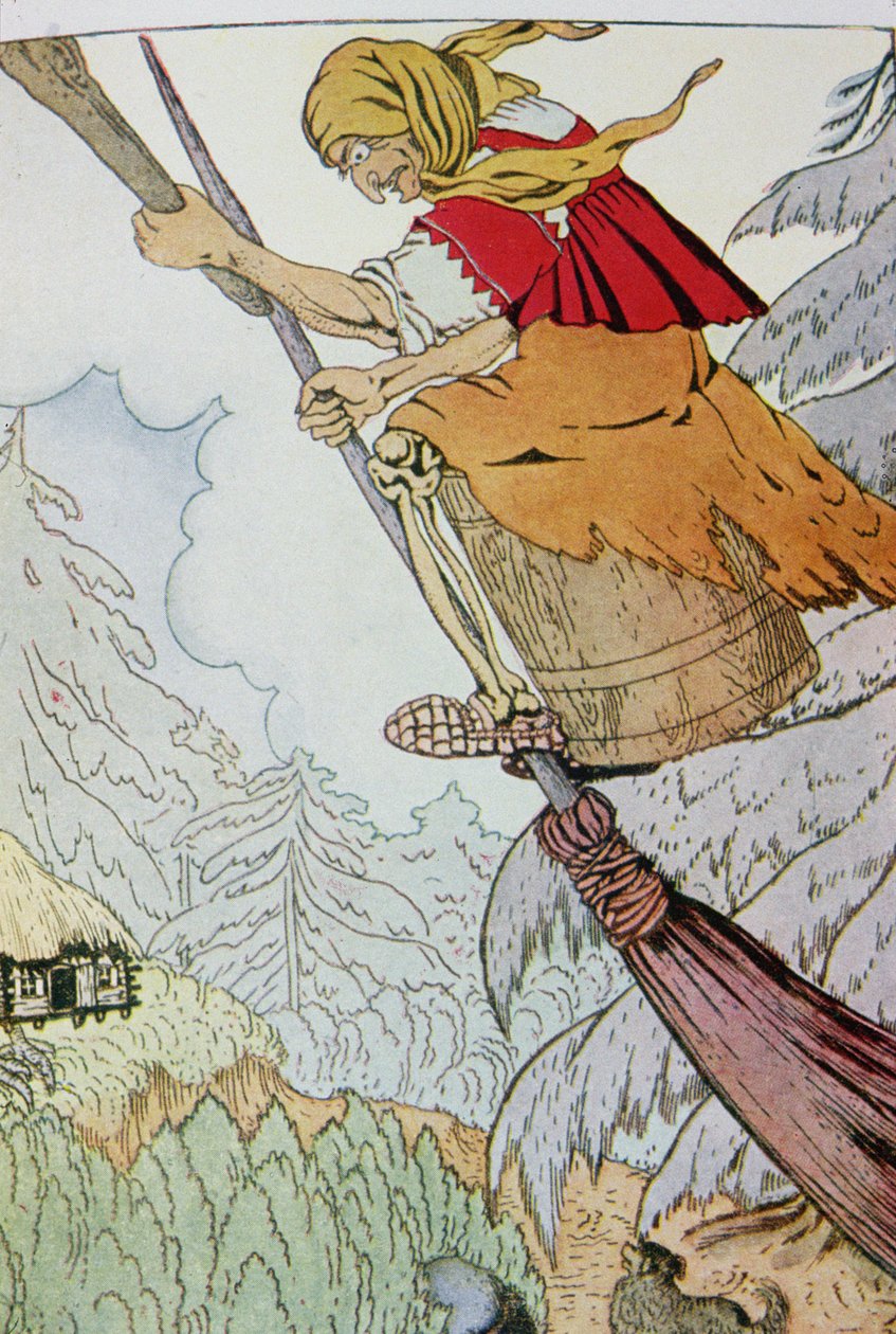 Epifania ou La Befana, ilustração italiana anônima de Unbekannt Unbekannt