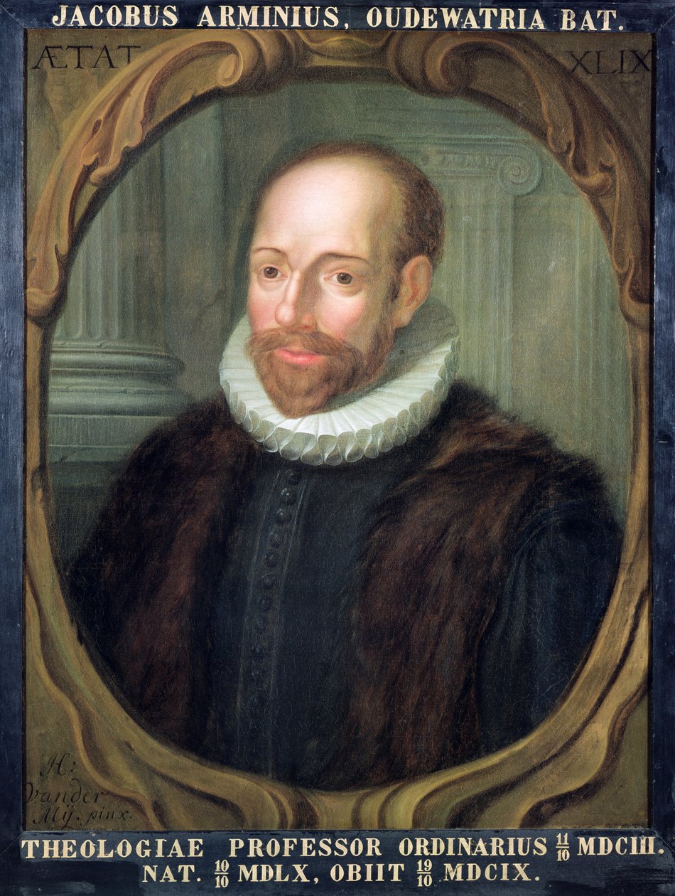 Jacobus Arminius, professor de Teologia na Universidade de Leiden (1560-1609) de Unbekannt Unbekannt