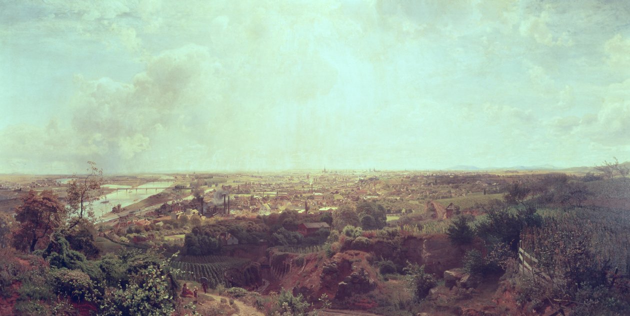 Vista Panorâmica de Viena, c.1870 de Unbekannt Unbekannt