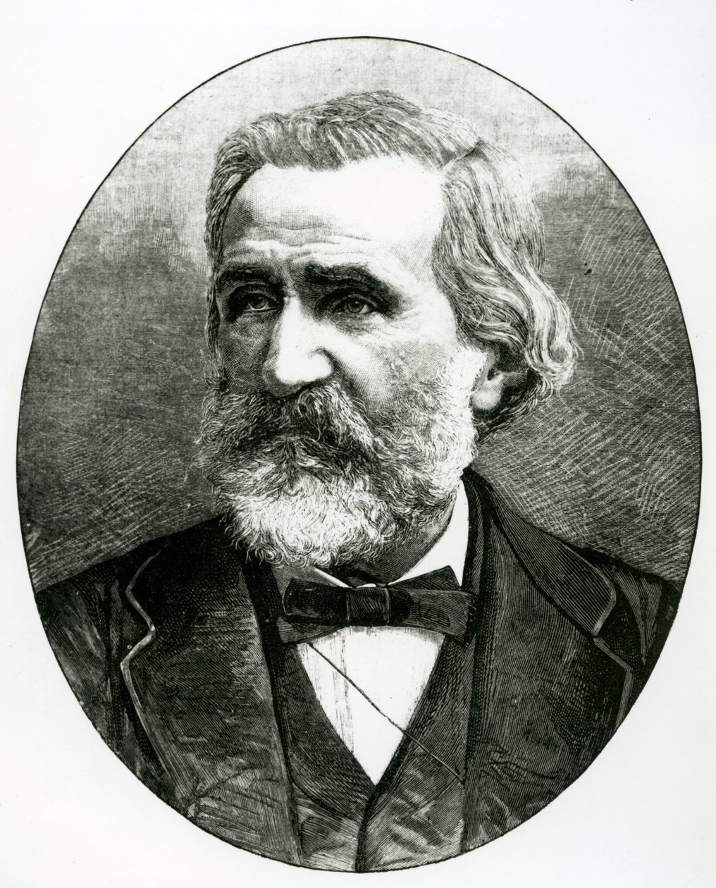 Retrato de Giuseppe Verdi (1813-1901) de Unbekannt Unbekannt
