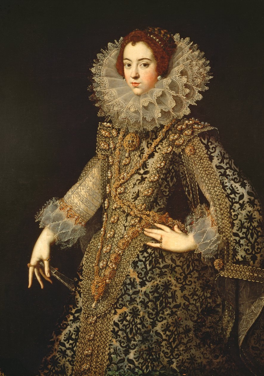 Retrato de Isabel de Bourbon, esposa de Filipe IV (1605-65) de Unbekannt Unbekannt