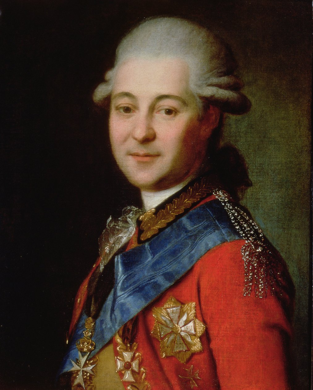 Retrato de Semeon Gavrilovich Zoric, final do século XVIII de Unbekannt Unbekannt