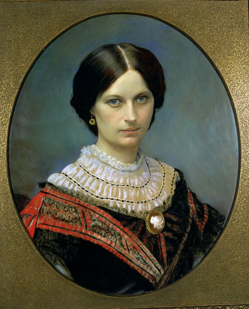 Retrato de Theodosia Ogilvie, 1859 (pastel) de Unbekannt Unbekannt