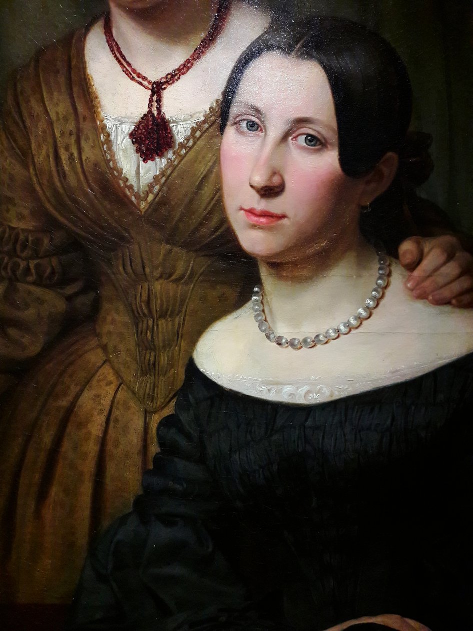 Retrato, de, duas mulheres de Anonymous