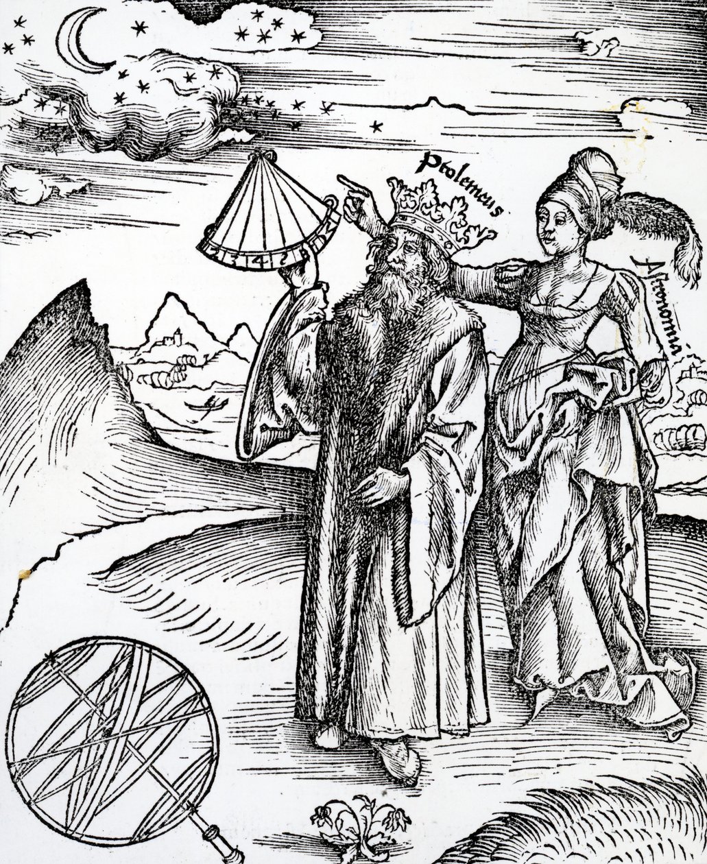 E astrônomo Ptolomeu, 1512 de Unbekannt Unbekannt