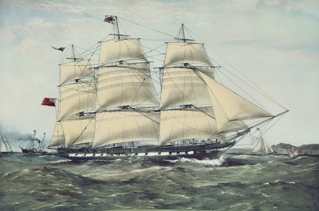 O Navio Clipper &39;Anglesey&39; (impressão) de Unbekannt Unbekannt