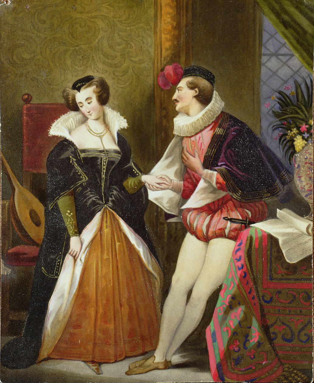 Amor não correspondido (impressão colorida) de Unbekannt Unbekannt