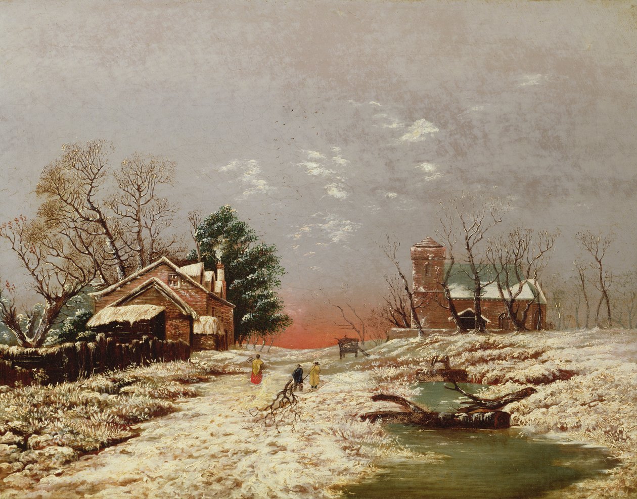 Cena de inverno de Unbekannt Unbekannt