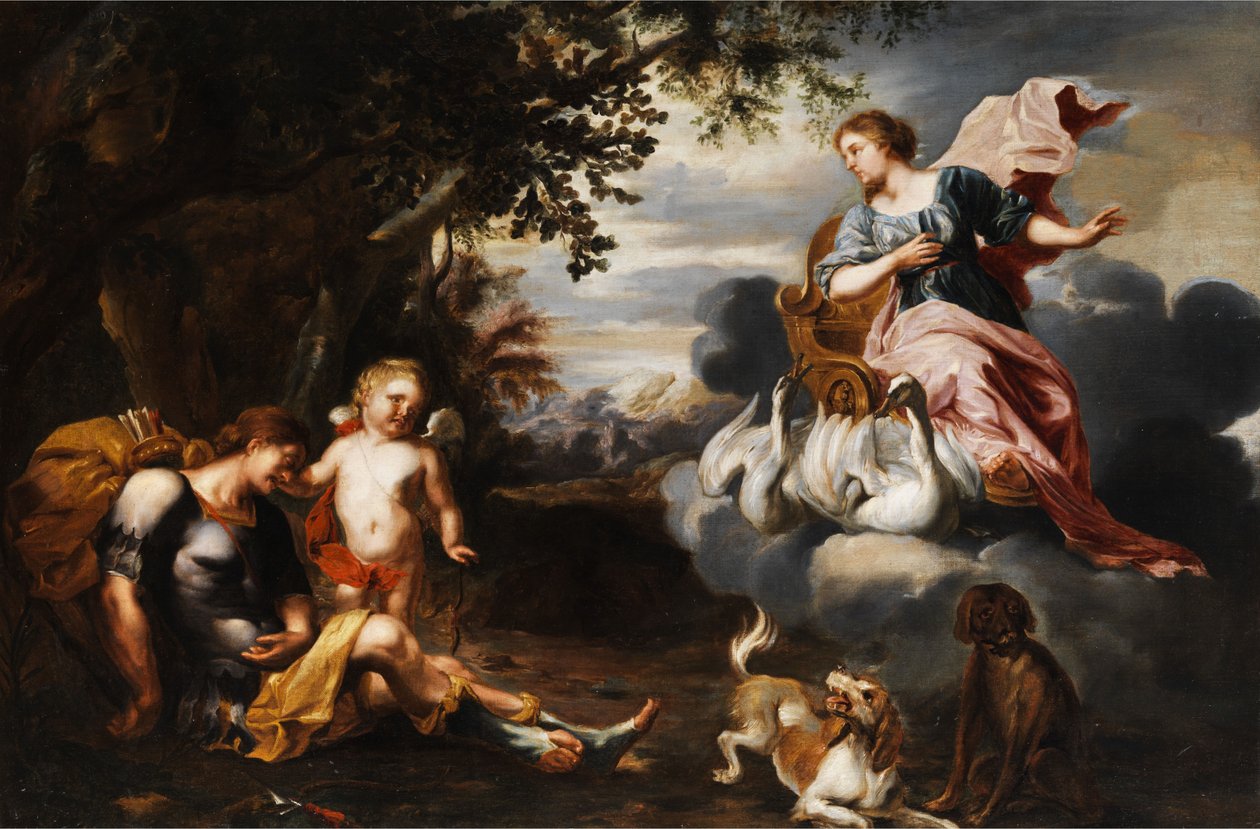 Vênus e Adonis de Unknown