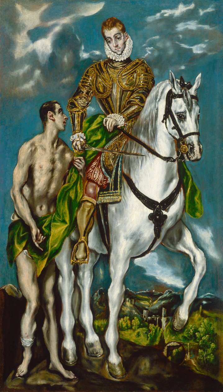 São Martinho e o mendigo de El Greco