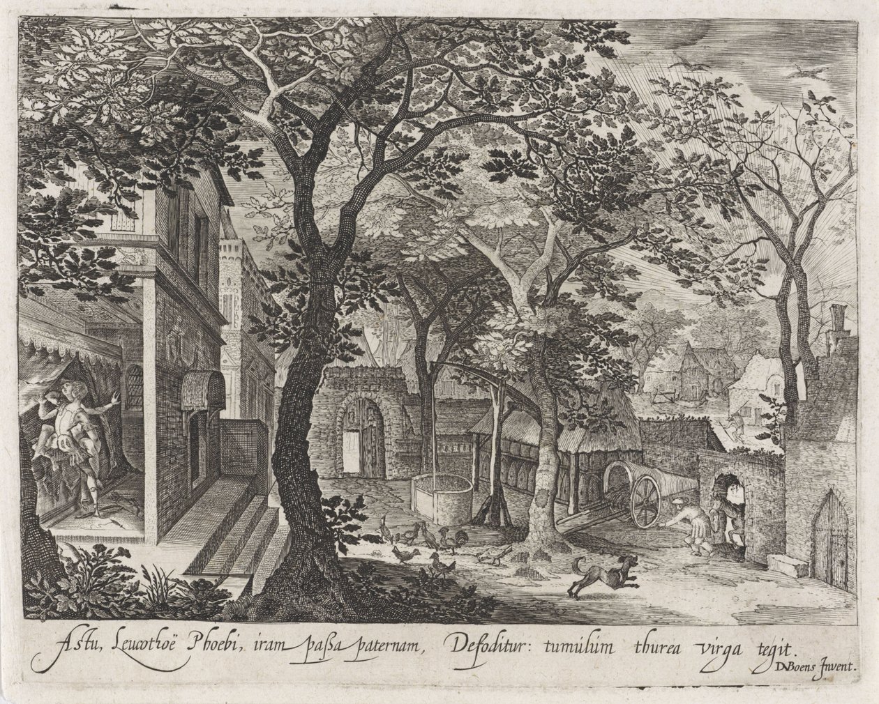 Apollo e Leucothea
Cenas das Metamorfoses de Ovid (título da série) de Anonymous