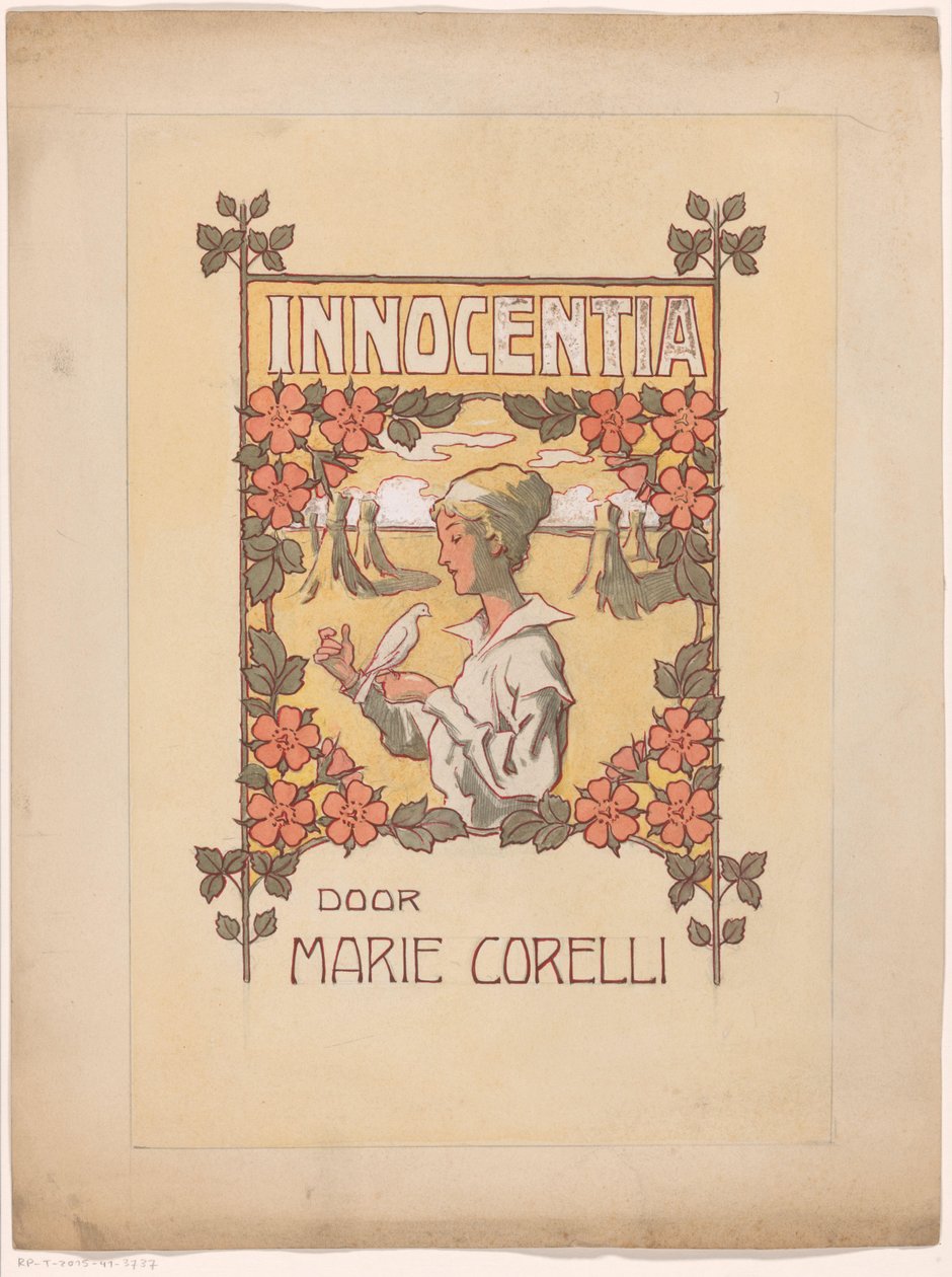 Design da banda para: Marie Corelli, Innocentia: Dream Life and Reality (Innocence), 1915 de Anonymous