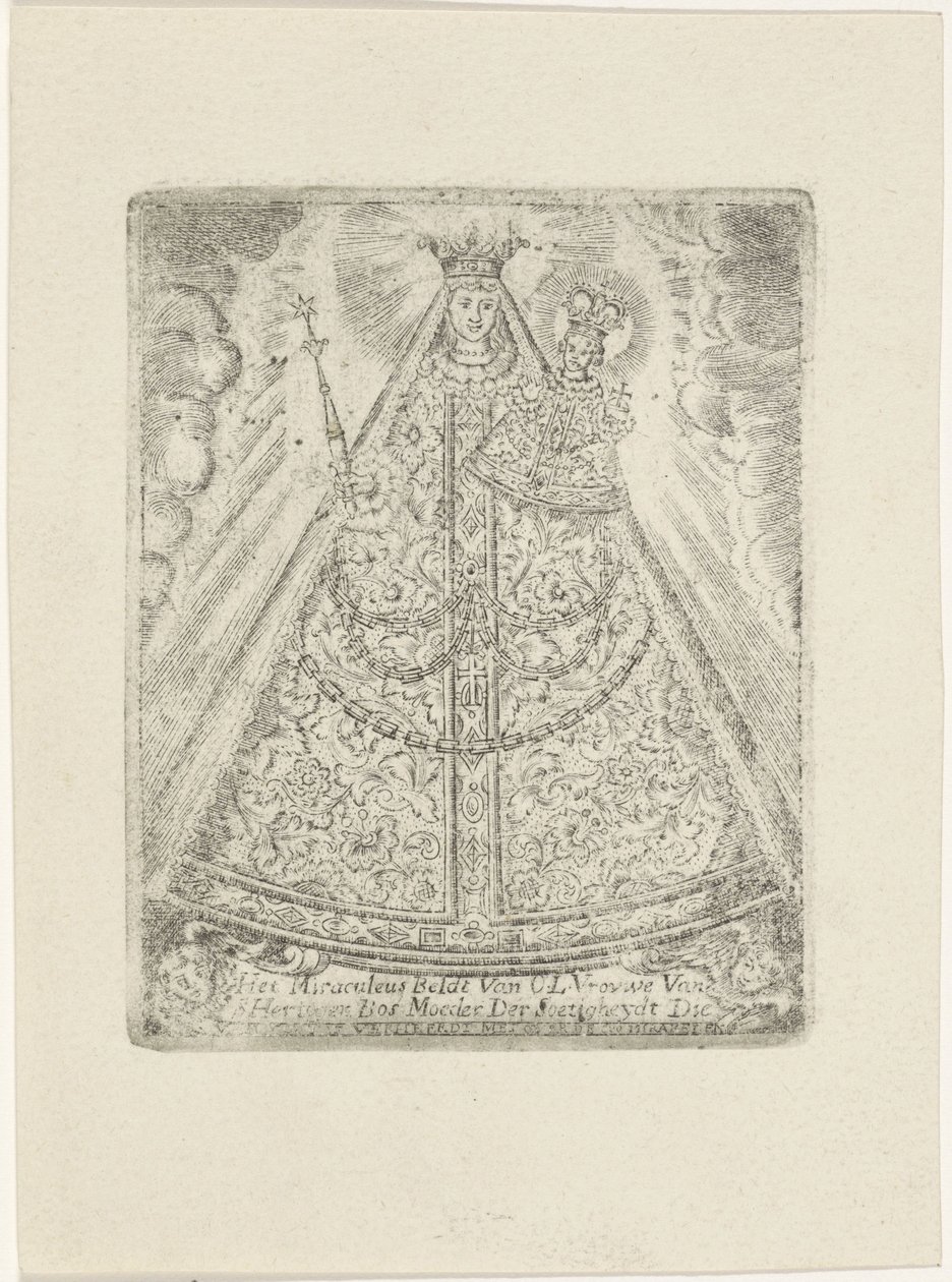 Estátua da Doce Senhora de Den Bosch O Miraculous Beldt de Nossa Senhora do Hertogen Bos Mother Der Soetigheydt (...) de Anonymous