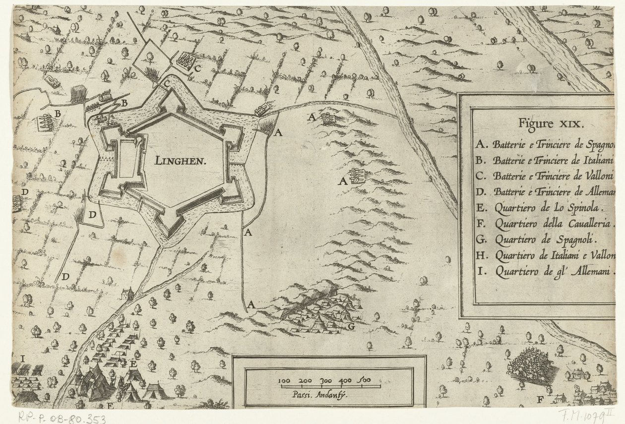 Cerco e conquista de Lingen por Spinola, 1605 de Anonymous