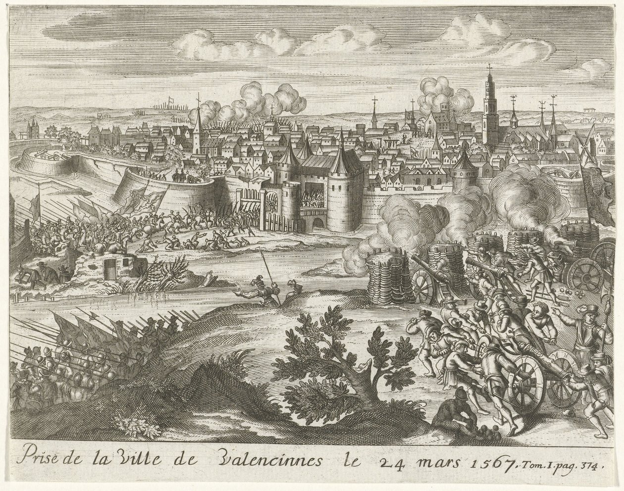 Beleg van Valenciennes, 1567
Captura da cidade de Valencinnes em 24 de Março de 1567 (título sobre o objecto) de Anonymous