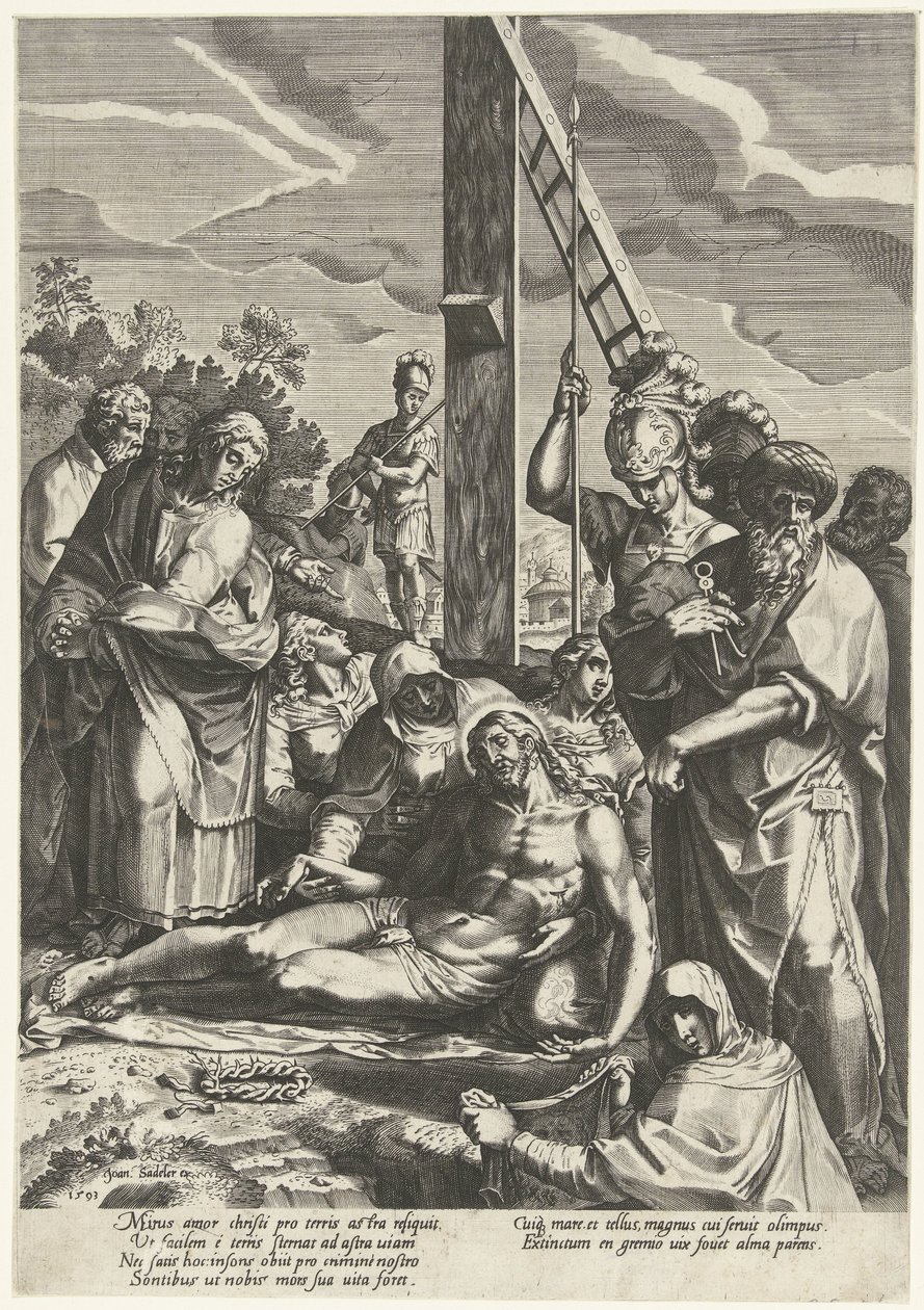 Lamentação de Cristo sob a Cruz de Anonymous