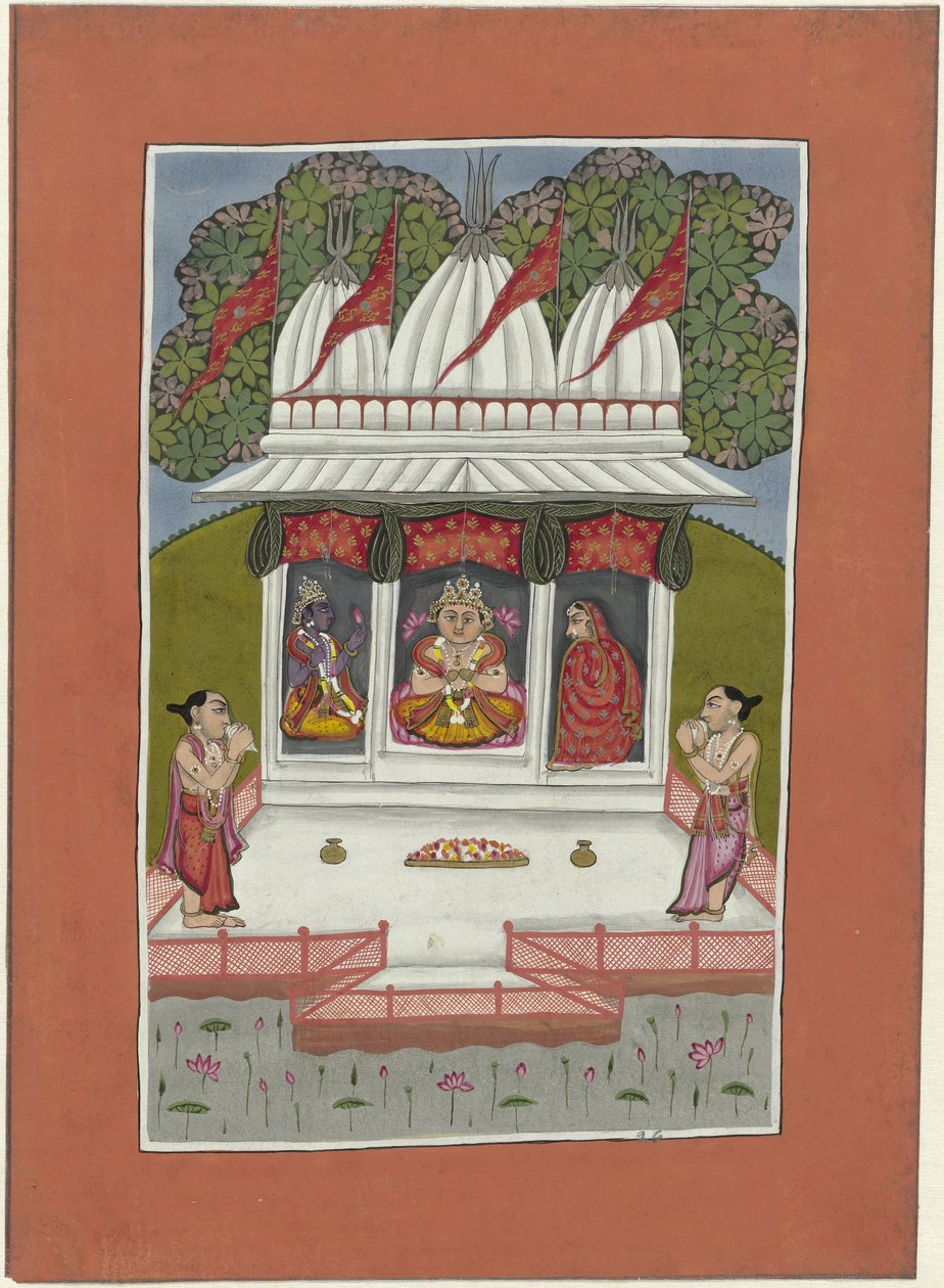 Buda como uma encarnação (avatara) de Vishnu
Avatares de Vishnu (título da série) de Anonymous