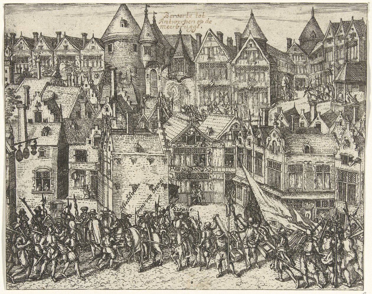 motim calvinista em Antuérpia, 1567 de Anonymous