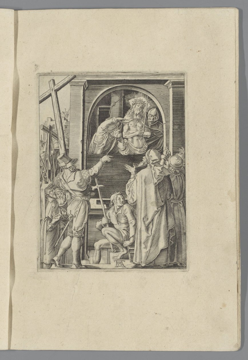 Christus o povo de Getoond (Ecce homo) The Little Pass (título da série) Passio Christi Ab Alberto Durer Nuremberg Figura (título da série) de Anonymous