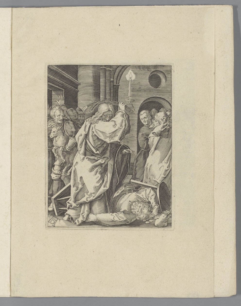 Cristo persegue os cambistas para fora do templo
A pequena Paixão (título da série)
Passio Christi Ab Alberto Durer Nurenburgensi Effigiata (título da série) de Anonymous