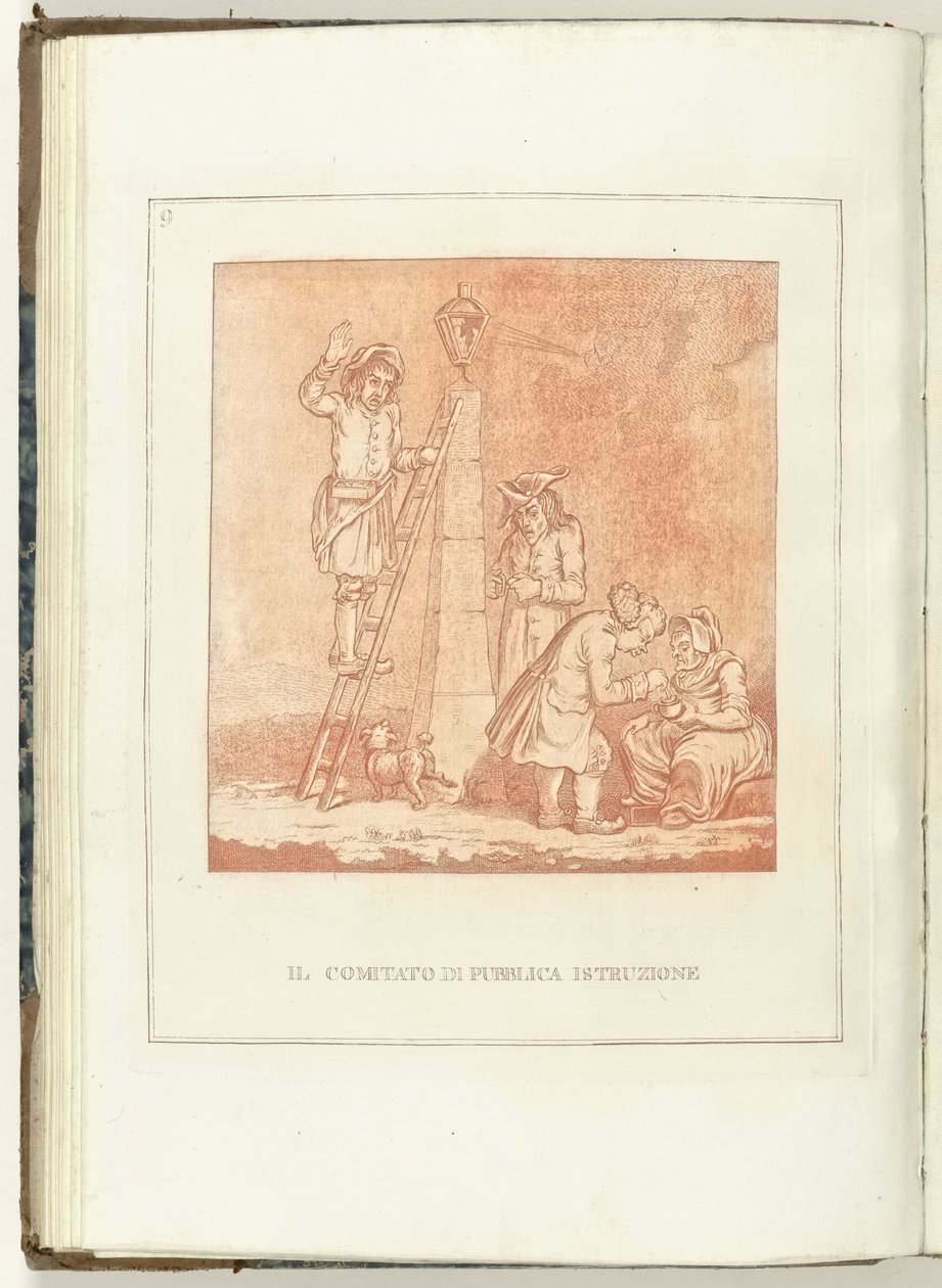 Comité van Voorlichting, 1795
O Comité de Instrução Pública (título sobre o objecto)
Hollandia Regenerata (Italiaanse kopie) (título da série)
A regeneração da Holanda: espelho para todos os povos regenerados (título da série sobre o objecto) de Anonymous