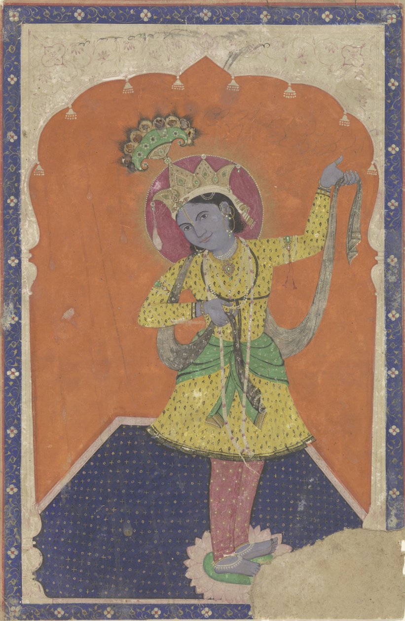 Krishna dançando de Anonymous