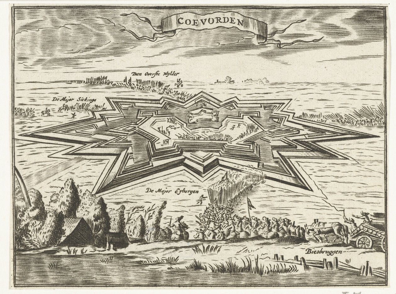 A Tomada de Coevorden, 1672 de Anonymous