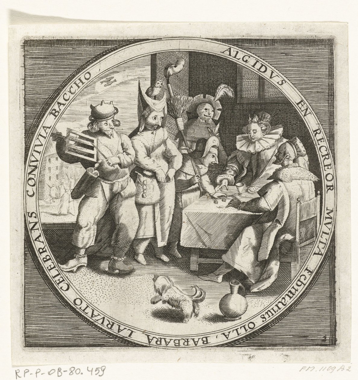 O mês de Fevereiro, Terça-feira Gorda, c. 1600
Os doze meses do ano retratados em cenas da vida popular (título da série)
Schemata XII Mensium sius operationibus, & ad signa zodiaci applicatione, in quatuor anni partes divisa (título da série sobre o obj de Anonymous