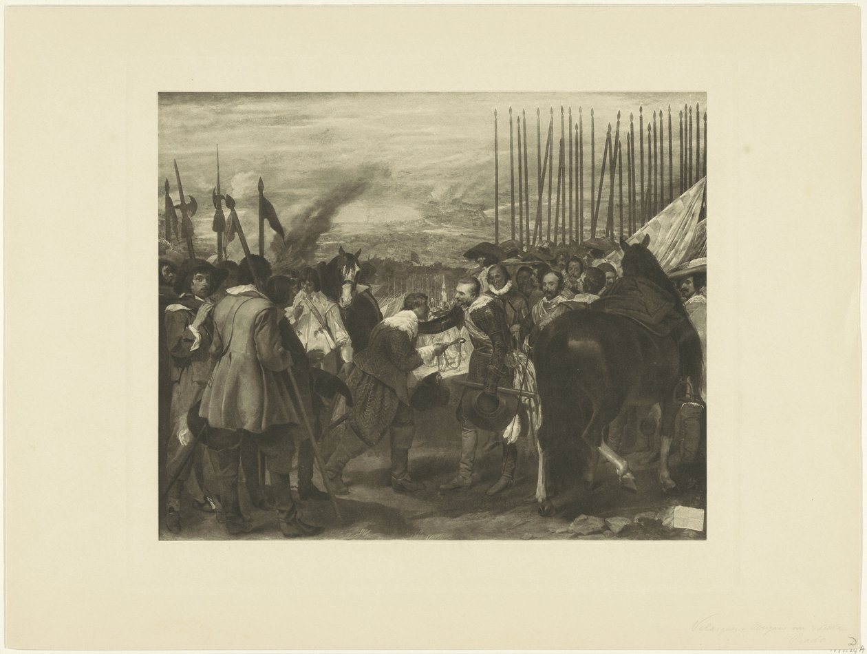 A rendição de Breda, a Velázquez de Anonymous