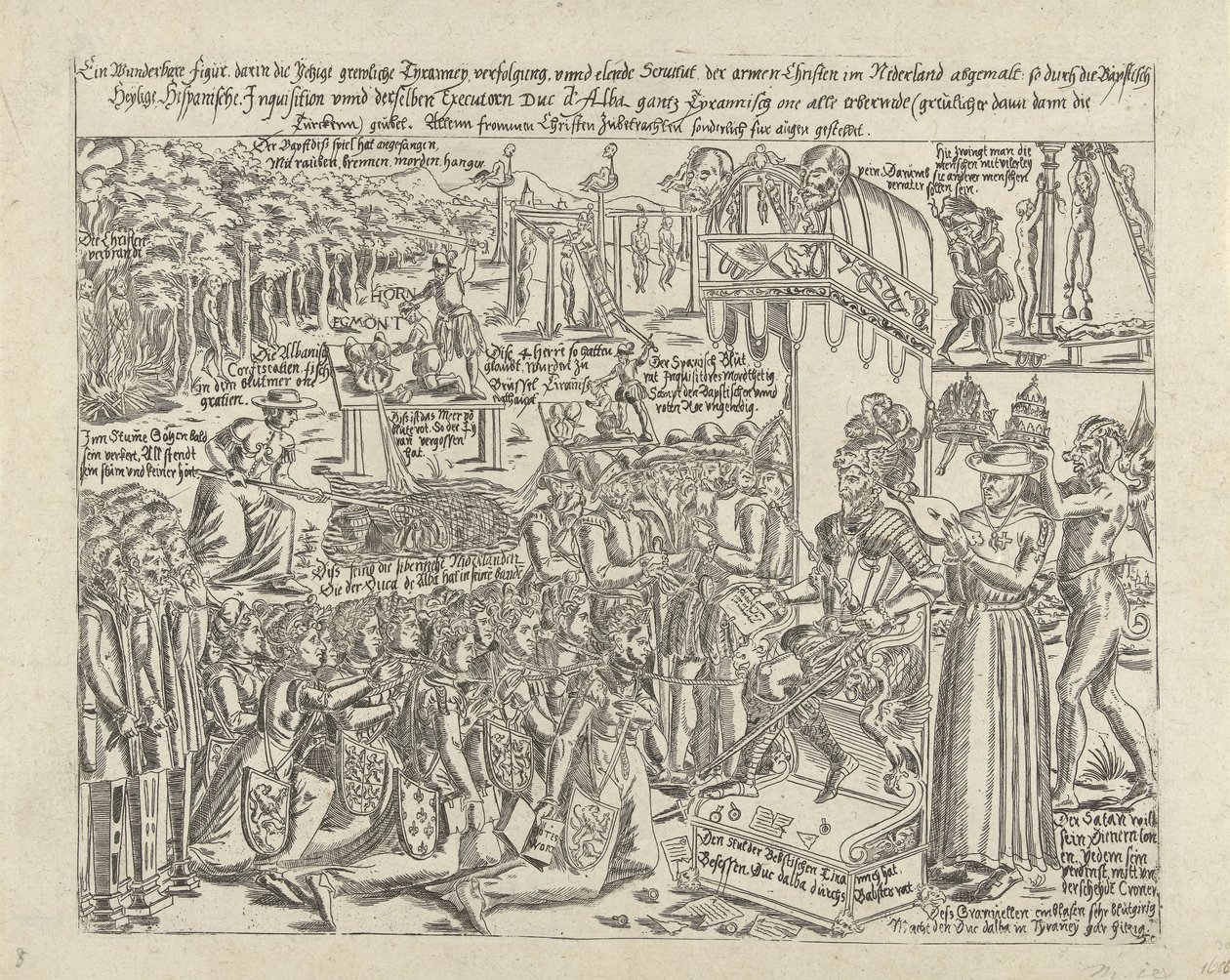 O trono do duque de Alba, 1569 (cópia) de Anonymous