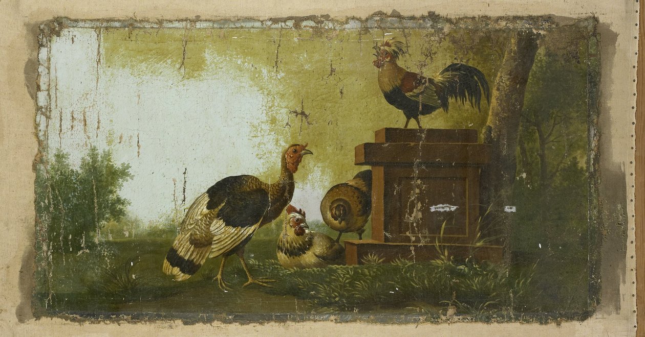 Peça Decorativa com Aves de Anonymous