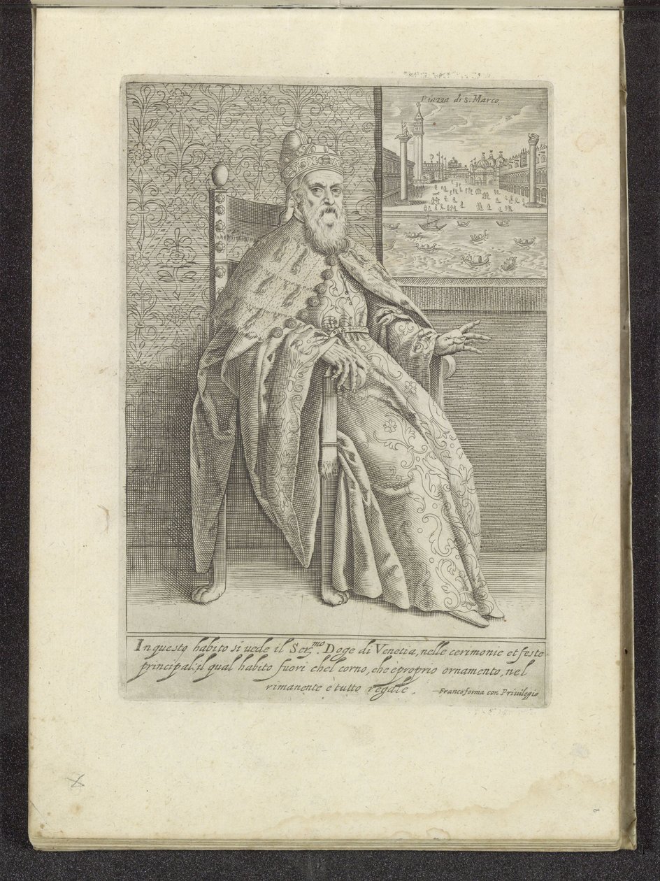 Doge van Venetië Scènes uit het Venetiaanse leven (título da série) Habiti d