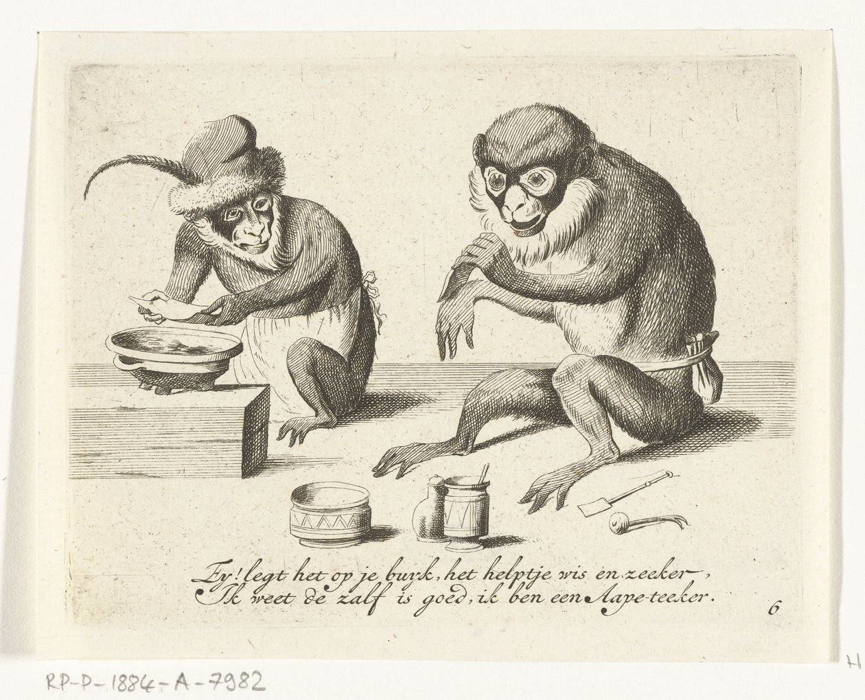Um macaco faz uma ligação
Várias empresas de vida humana apresentadas por macacos (título da série)
O que é 