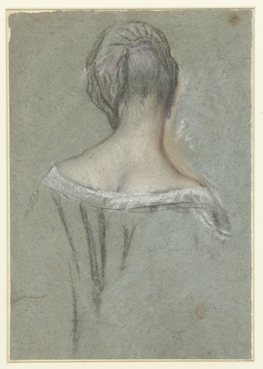 Senhora elegante, por trás de Anonymous