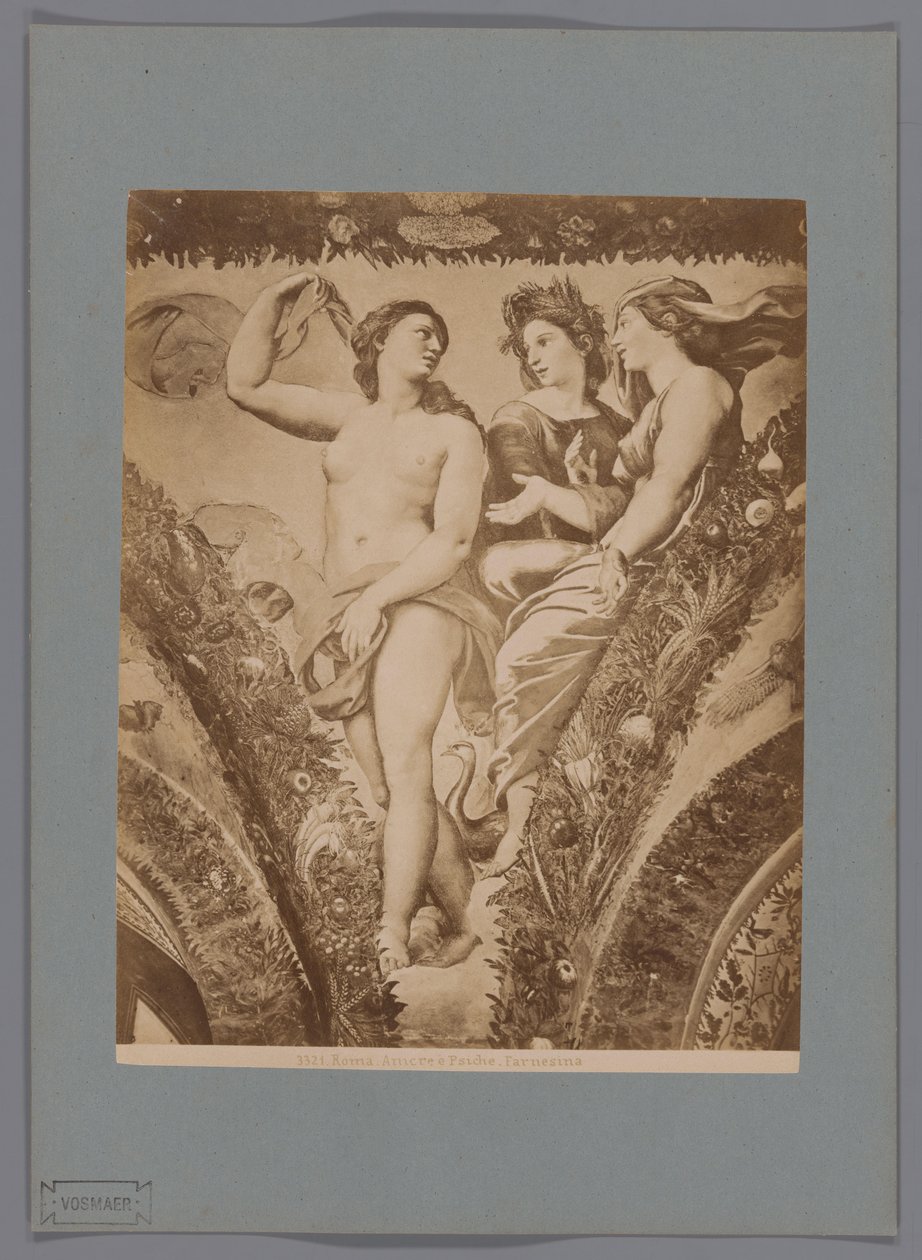Fotoreprodução do fresco Amor e Psyche na Loggia di Psiche, Villa Farnesina em Roma
Ciganos. Amor e Psiche. Farnesina (título sobre o objecto) de Anonymous